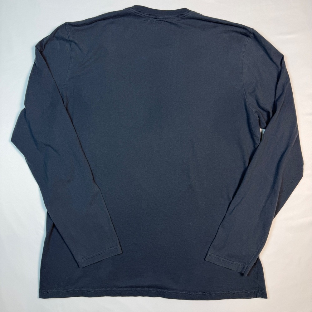 Nativ Graphic Long Sleeve Shirt Mens XL Blue Mountain‎ Logo Wander Far Tee - Picture 4 of 4